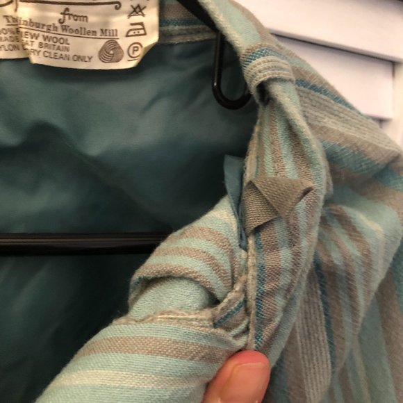 The Edinburgh Woollen Mill teal woolen skirt,6 - Picture 4 of 9